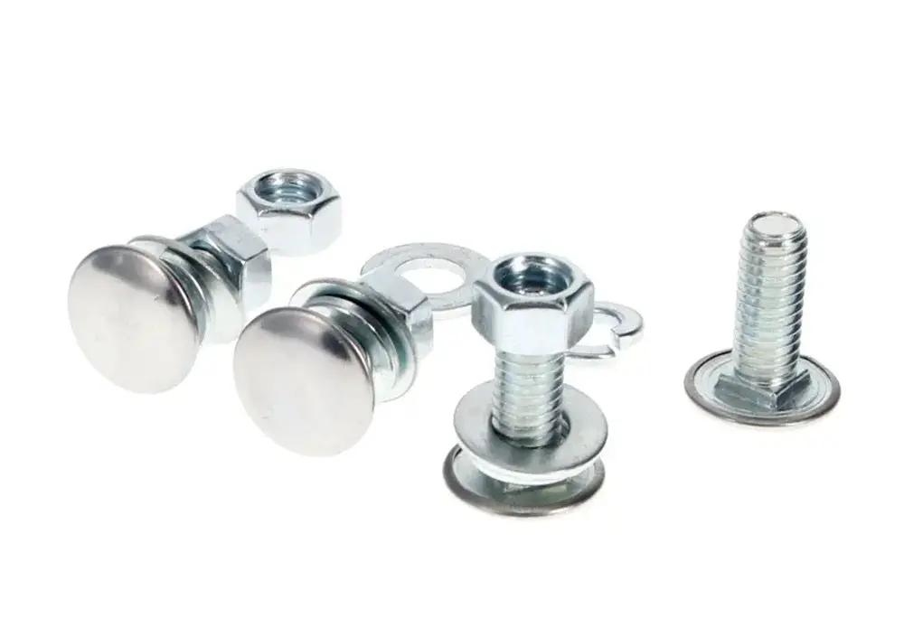 Amd Rear License Plate Bracket Bolt Set | 67-87 Chevy Gmc C/K Pickup; 67-91 Suburban; 69-71 Blazer; 70-91 Jimmy 1