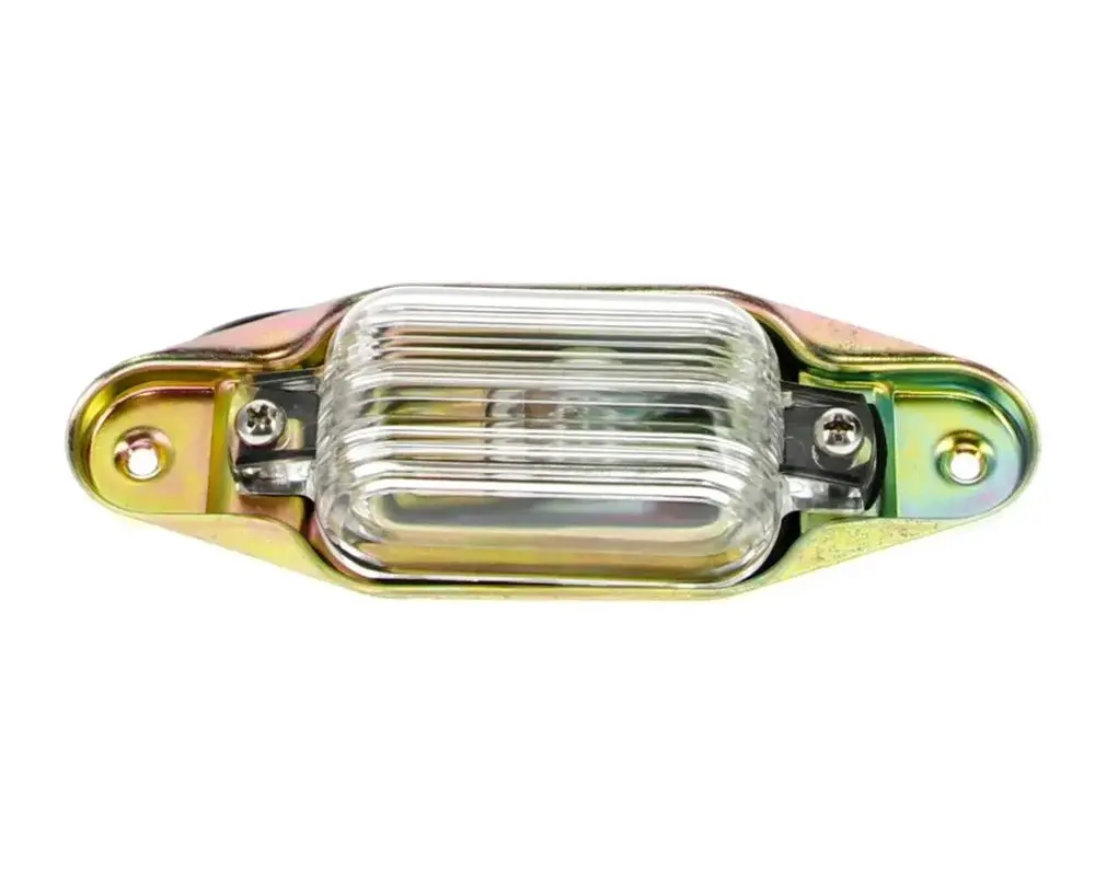Amd License Plate Lamp Assembly | 67-87 Chevy Gmc C/K Pickup 69-71 Blazer Jimmy 67-91 Suburban W/ Standard Bumper 1