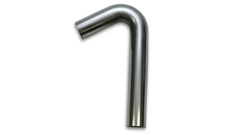 Vibrant 3-Inch Od T304 Stainless Steel 120° Mandrel Bend – 4" X 12" Legs, 5" Centerline Radius 1