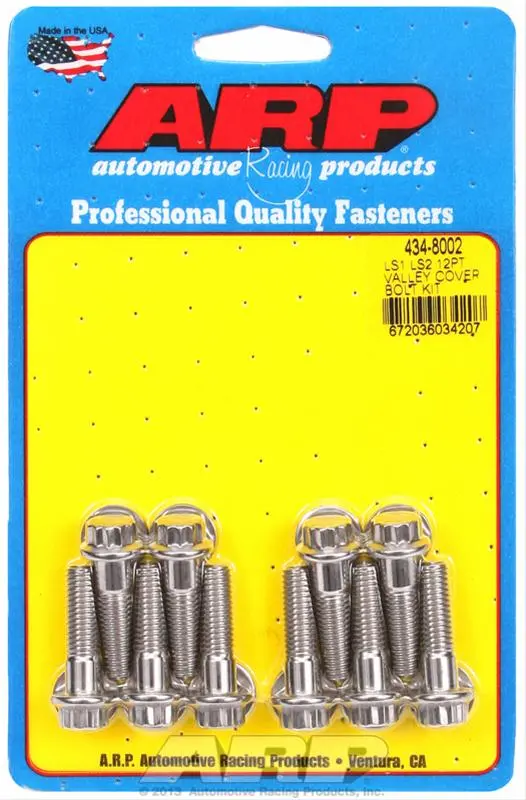 Arp Lsx Intake Valley Cover Bolts| (12 Point Stainless Steel) 1