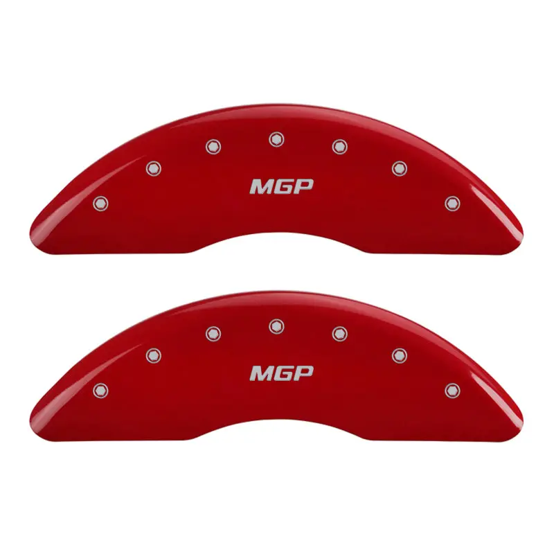 Mgp 17-18 Jaguar F-Pace 4 Caliper Covers Engraved Front & Rear Mgp Red Finish/Silver Characters 1
