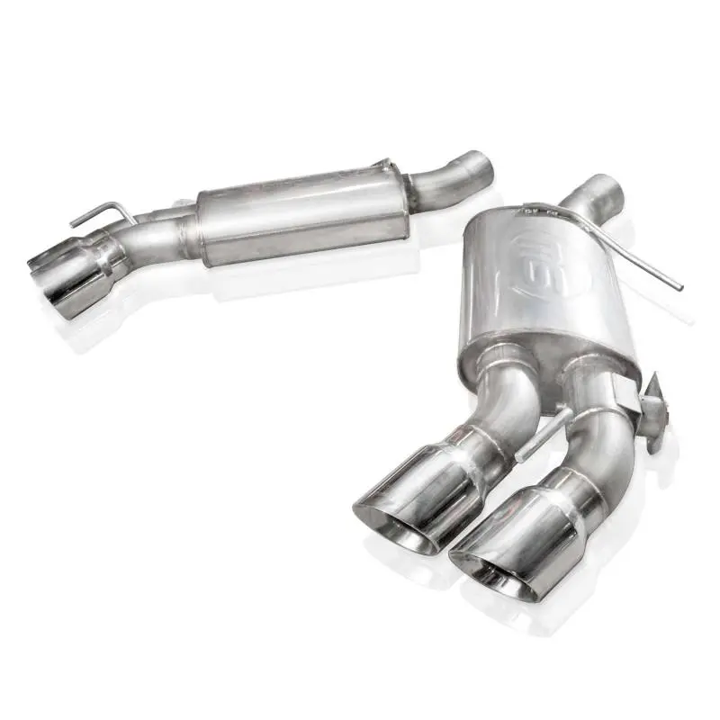 Stainless Works Axle-Back Exhaust – 2016+ Chevrolet Camaro Ss 3" Redline System W/ Valve & 4" Quad Tips 1
