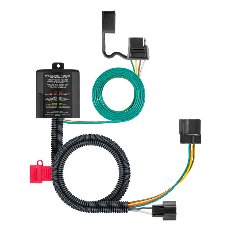 Curt Custom Vehicle Wiring Connector – 4-Way Flat Output For 2007–2012 Hyundai Santa Fe 1