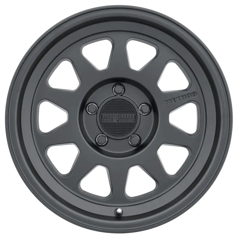 Method Mr316 17X8.5 0Mm Offset 5X5 71.5Mm Cb Matte Black Wheel 1