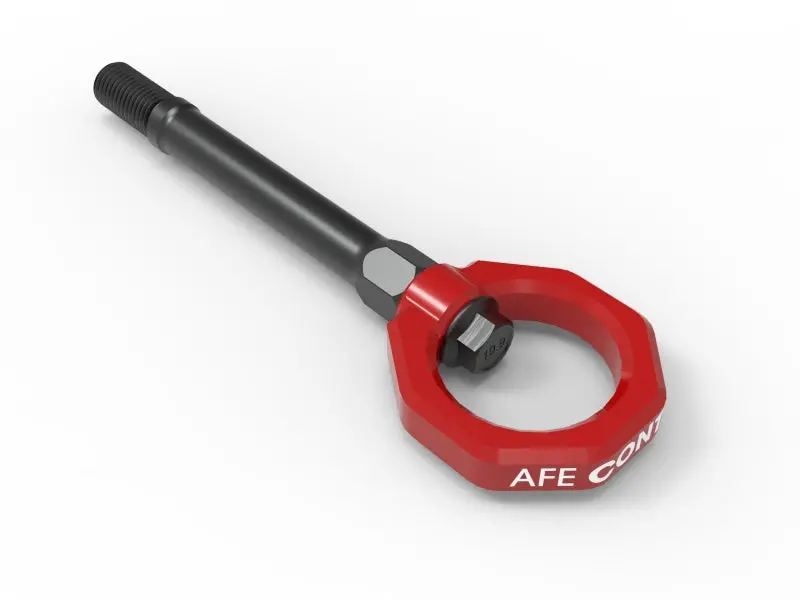 Afe Control Front Tow Hook – Red Anodized Finish 1