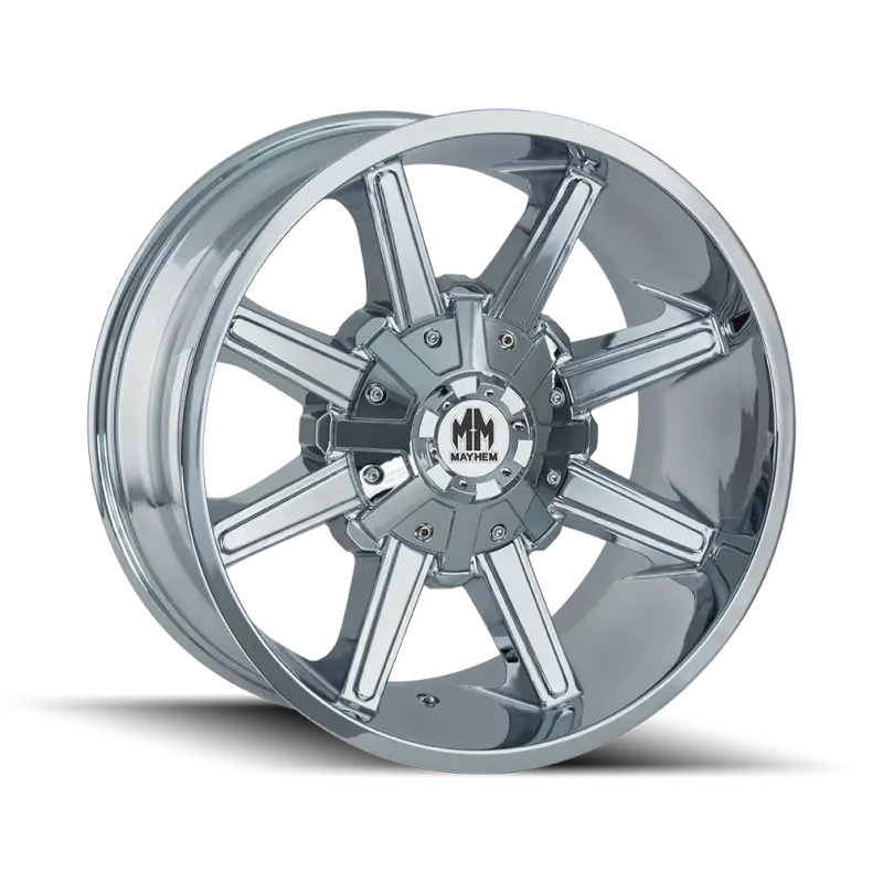 Mayhem 8104 Arsenal 20X9 / 8X180 Bp / 18Mm Offset / 124.1Mm Hub Chrome Wheel 1