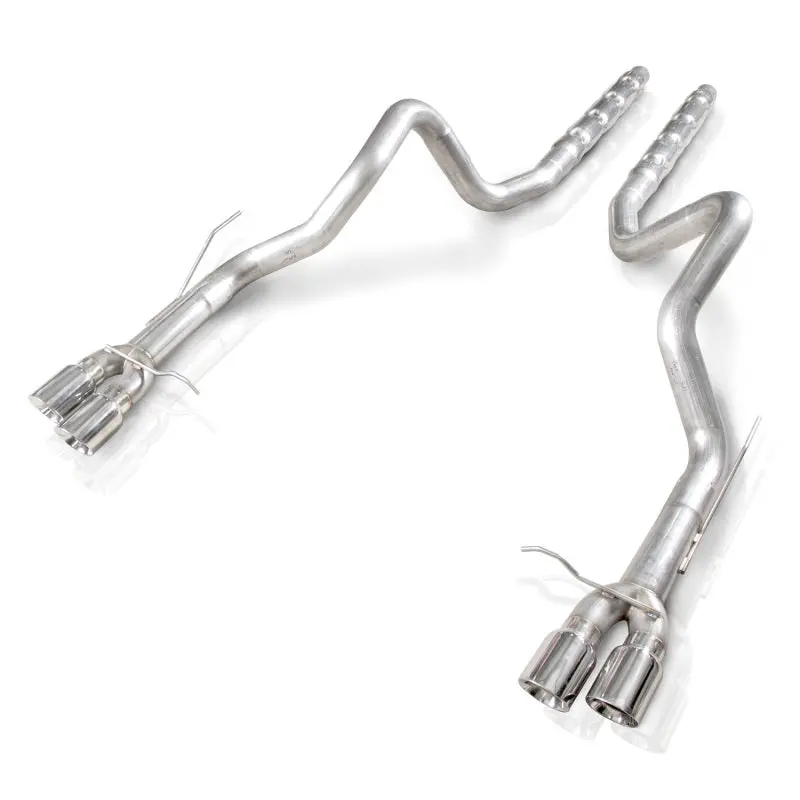 Stainless Works 2013-14 Ford Shelby Gt500 3In Catback Retro Chambered Mufflers Resonator Delete 1