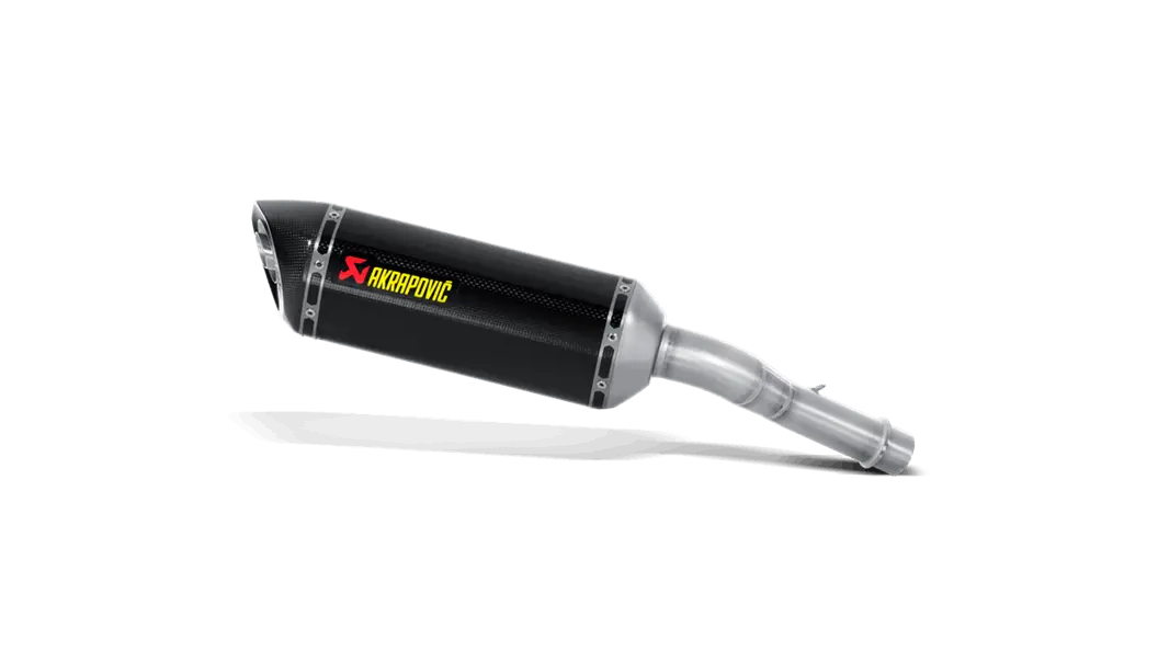 Akrapovič Slip-On Exhaust System – Titanium, For 2012–2018 Kawasaki Versys 1000 1