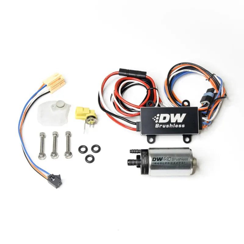 Deatschwerks 14-19 Ford Fiesta St 440Lph Intank Brushless Fuel Pump W/9-0912 Instl Kit/C103 Contrllr 1