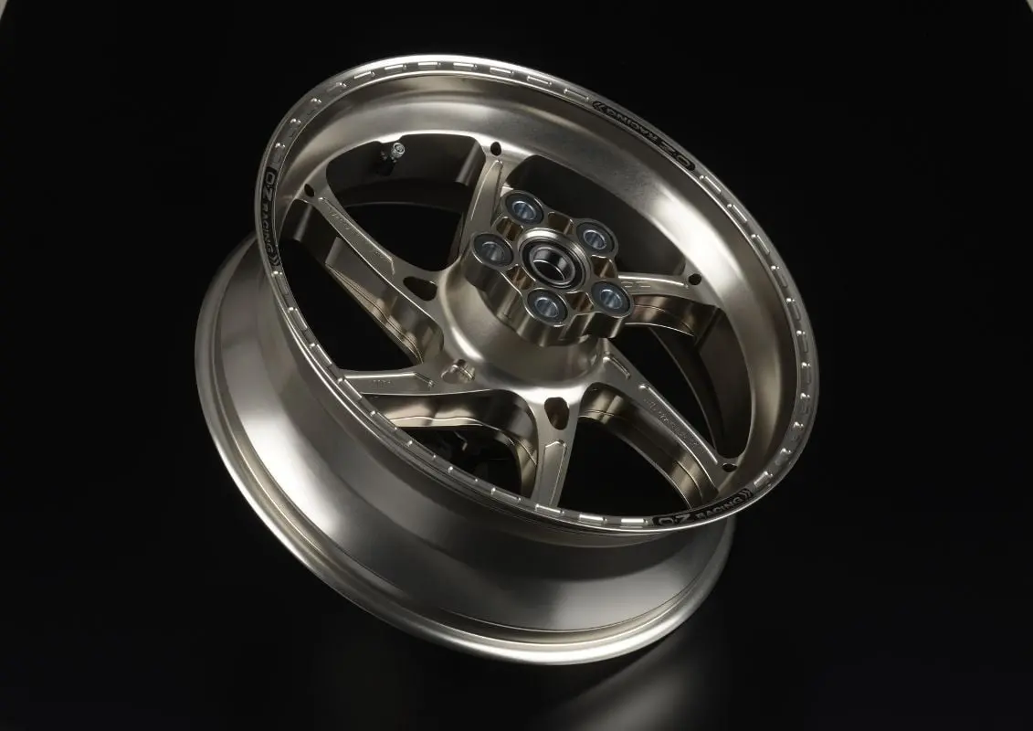 Oz Racing Gass Forged Aluminum 6-Spoke Wheels — Compatible With Suzuki Gsx-R600/750/1000 (2005–2010)