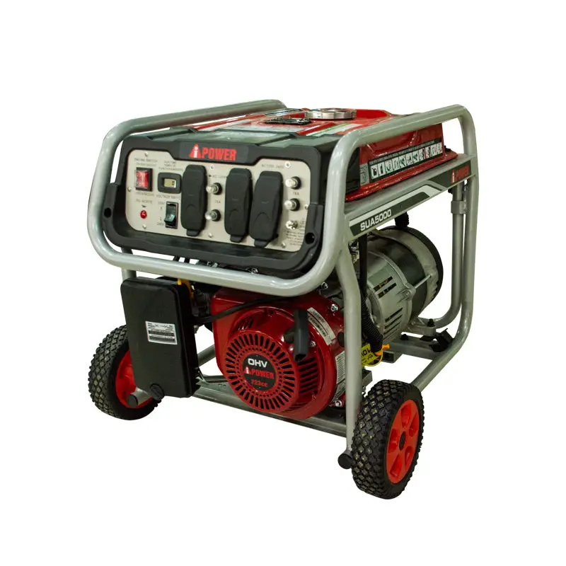 Generador Eléctrico Portátil Ipower 5Kw ('Mono' 1 * 120/240V - 60Hz) 'Gasolina' Ohv 223Cc - 6,5Hp Ipower 1 Und 1