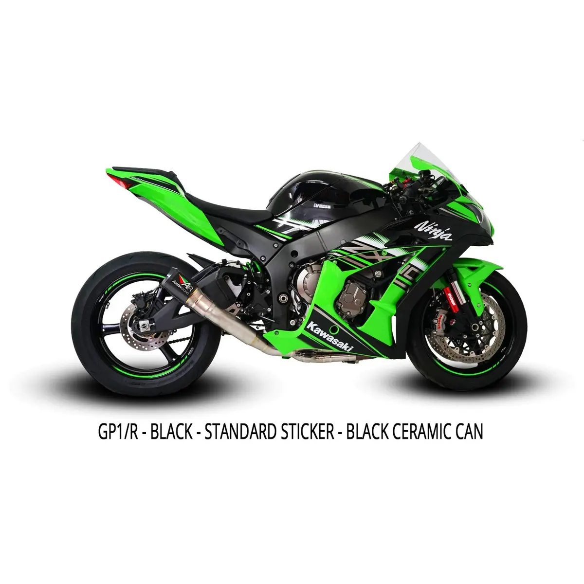 Austin Racing Gp2R De-Cat Race Exhaust System For 2010-19 Kawasaki Ninja Zx-10R 1