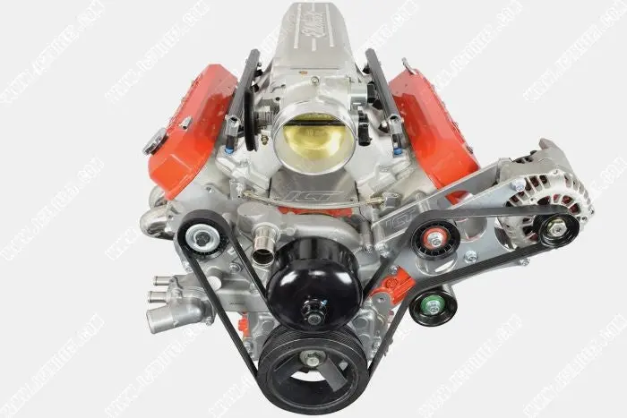 Ict Billet Ls Camaro Heavy Duty Billet Alternator Bracket Kit Lsx Ls1 5.7L Top Driver Head Mount 1