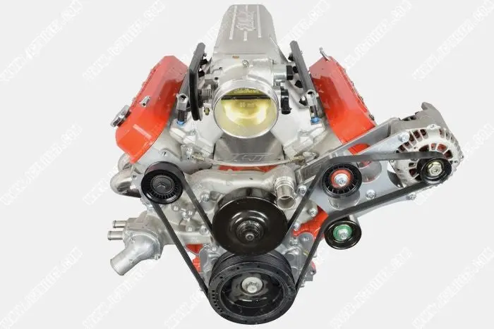 Ict Billet Ls Corvette Heavy Duty Billet Alternator Bracket Kit Lsx Ls1 5.7L Top Driver Head Mount 1