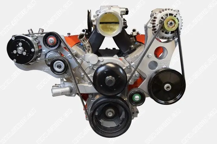 Ict Billet Ls Truck - High Mount Ls Alternator / Power Steering Pump Bracket Kit 1