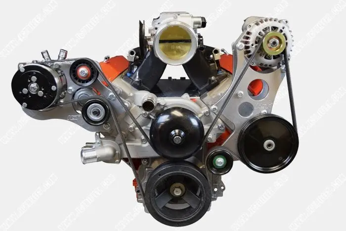 Ict Billet Ls1 Camaro - High Mount Ls Alternator / Power Steering Pump Bracket Kit 1