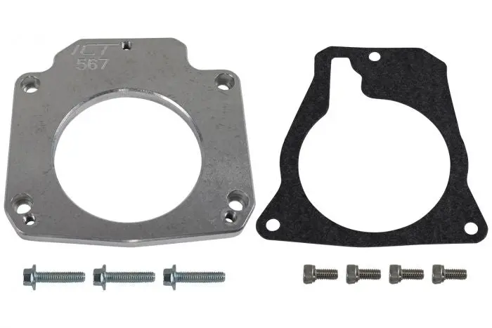 Ict Billet Ls Drive By Wire Throttle Body Adapter / Ls3 4 Bolt Intake To Ls1 3 Bolt Tb Dbw 551567 1