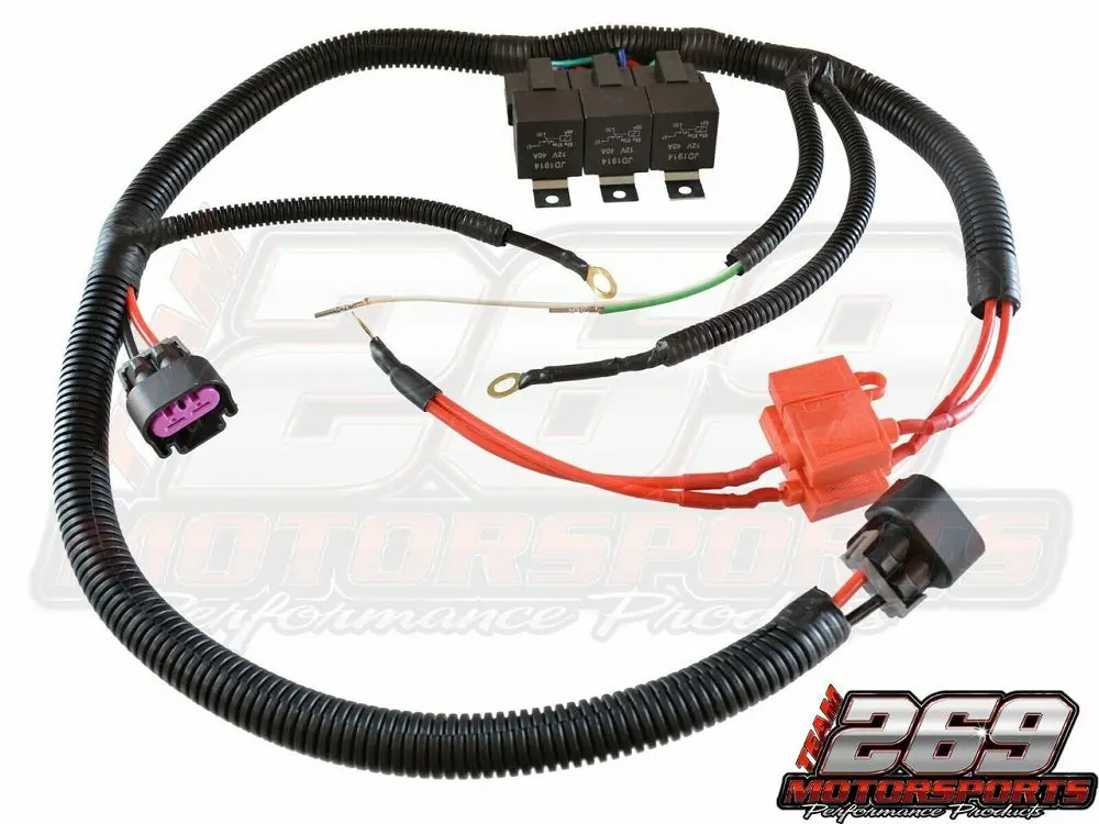 269 Motorsports Electric Dual Fan Upgrade Wiring Harness Ecu 1