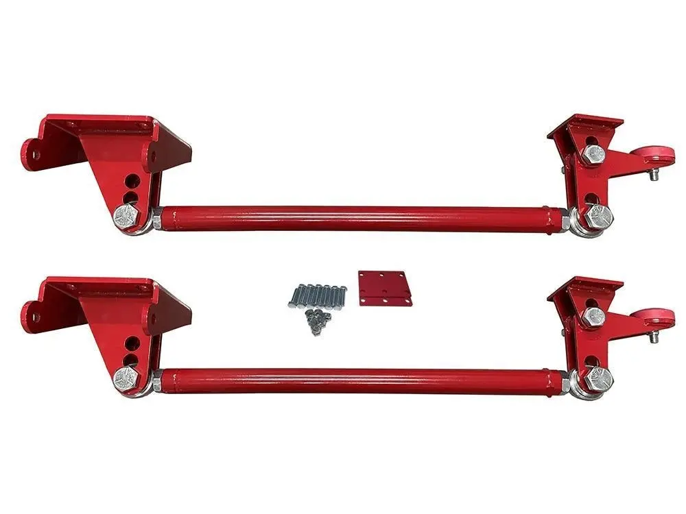 Camaro & Nova Traction Bars | (Camaro 67-69) (Nova 68-74) Red 1