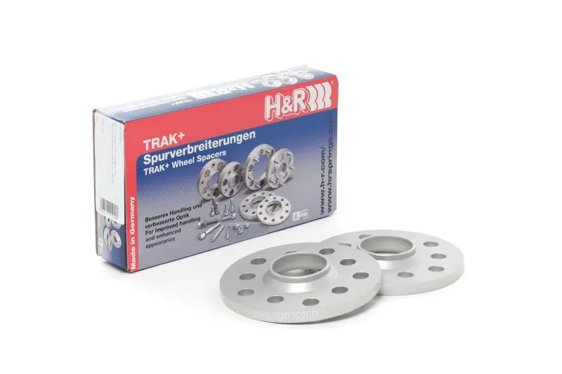 H&R Trak+ 15Mm Dr Wheel Adaptor Bolt 5/112 Center Bore 57.1 Bolt Thread 14X1.5 - Black 1
