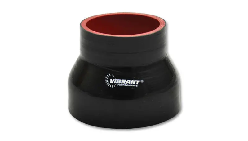 Vibrant Black Silicone Reducer Coupler: 2.25" Id To 1.75" Id, 3" Length 1