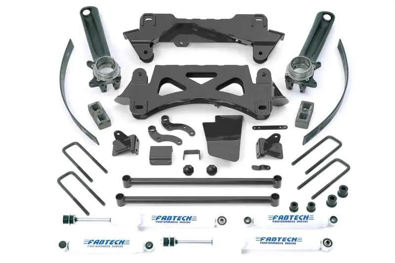 Fabtech 6-Inch Performance Lift Kit For 1995.5–2004 Toyota Tacoma (2Wd/4Wd, 6-Cylinder, 6-Lug) 1