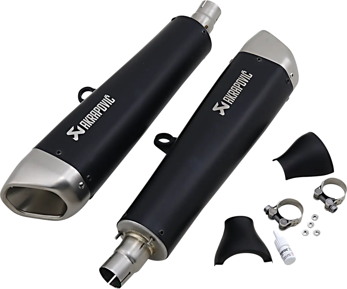 Akrapovič Black Titanium Slip-On Muffler – S-T12So2-Hcqtbl Model 1