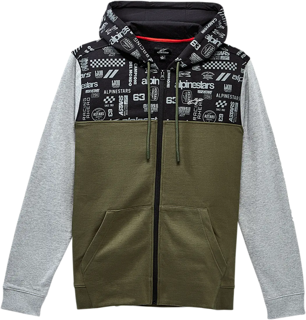 Alpinestars Perpetuity Casual Hoodie – Military Green, Size Large (123053170690L) 1