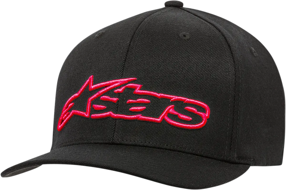 Alpinestars Blaze Flexfit Cap – Black/Red, Large/Xl (Model 1039810051030Lx) 1