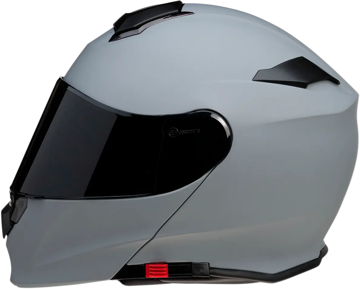 Z1R Solaris Modular Motorcycle Helmet – Primer Gray Shell With Smoke Visor, Size 3Xl (0101-14021) 1