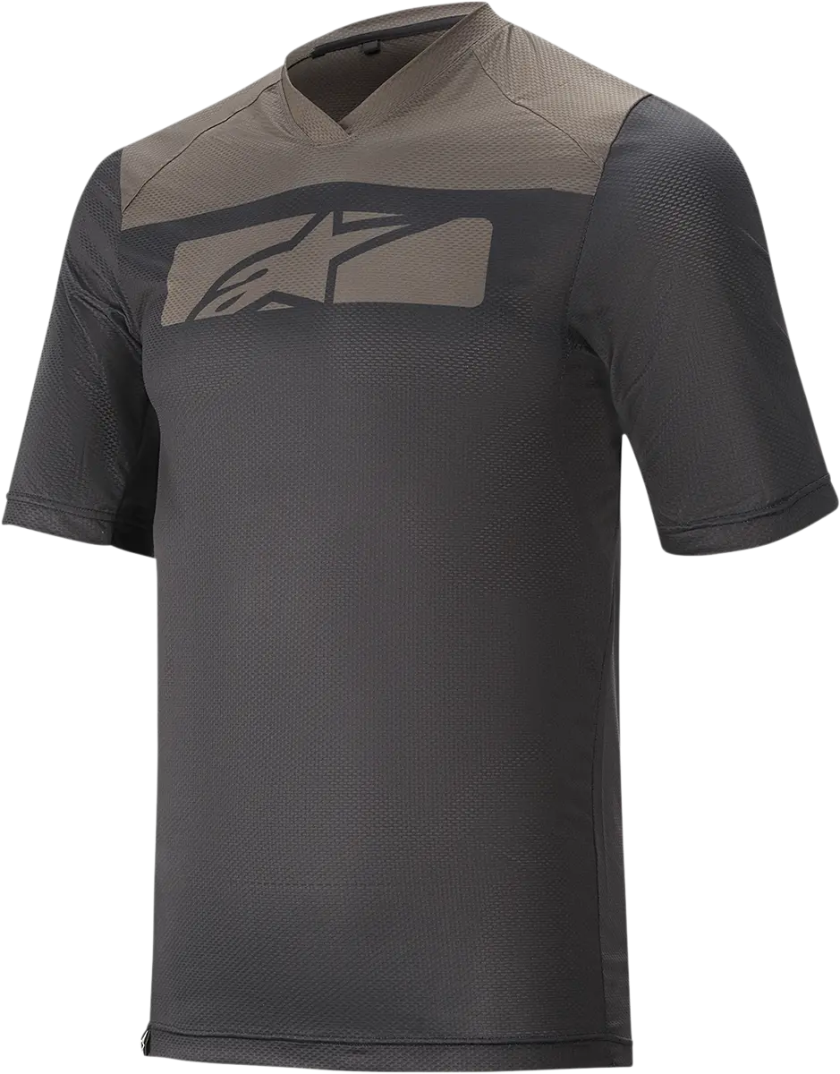 Alpinestars Drop 4.0 Short-Sleeve Motocross Jersey – Black/Gray, Size Large (Model 1766220-1065-Lg) 1
