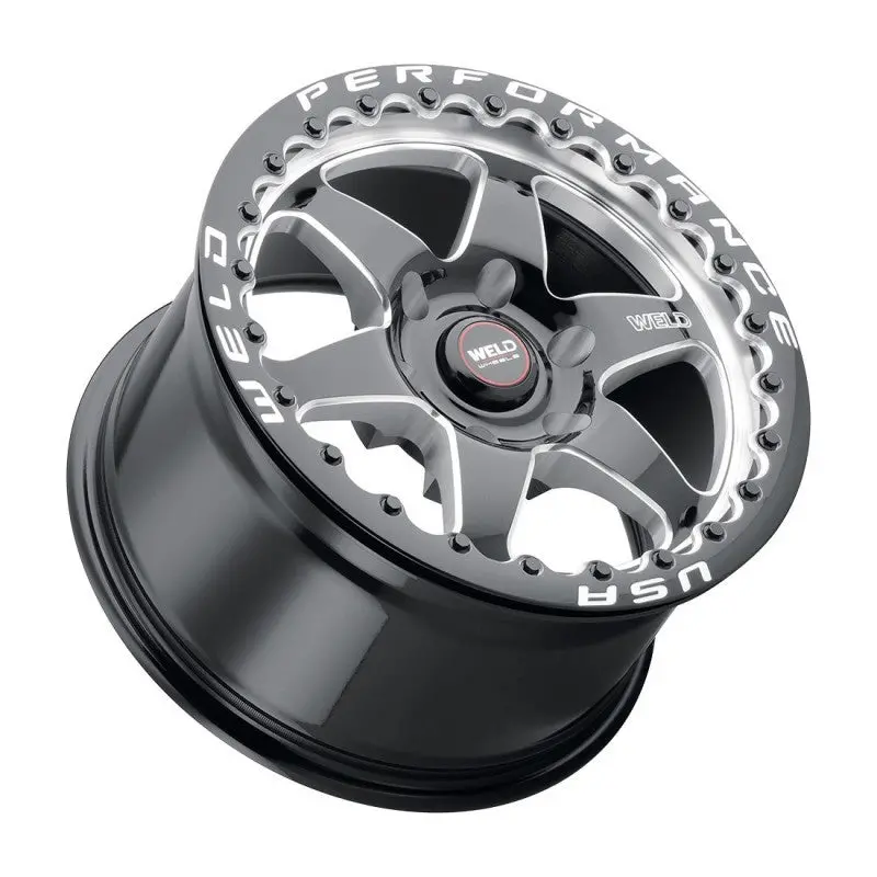 Weld Ventura 17X10 6-Beadlock Wheel – Gloss Black, 6X135, +42Mm Offset, 7.25" Backspace 1