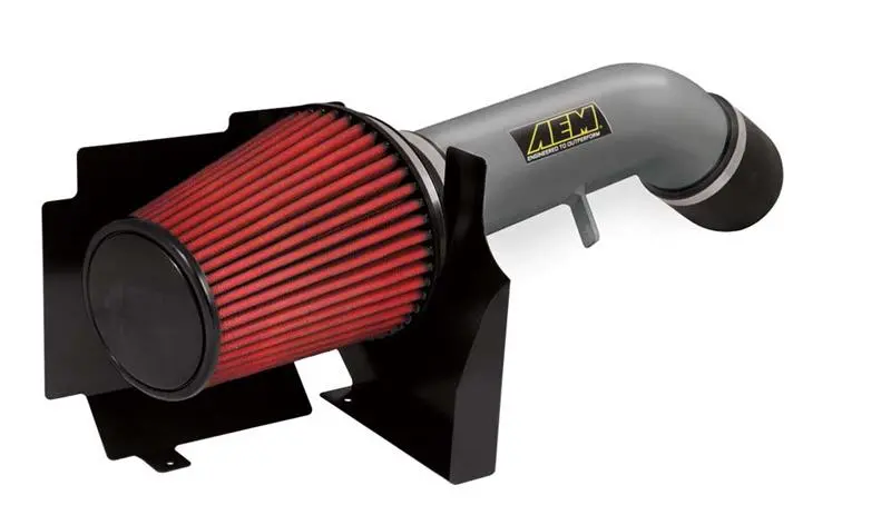 Aem Brute Force Cold Air Intake – Silver Finish For 1999–2006 Chevy/Gmc 5.3L & 6.0L V8 Engines 1