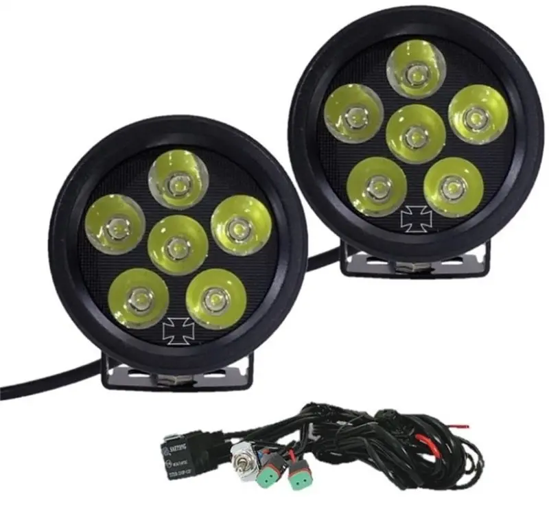 Iron Cross Fog Light Kit — Compatible With 2020, 2022 & 2024 Heavy-Duty Bumpers 1