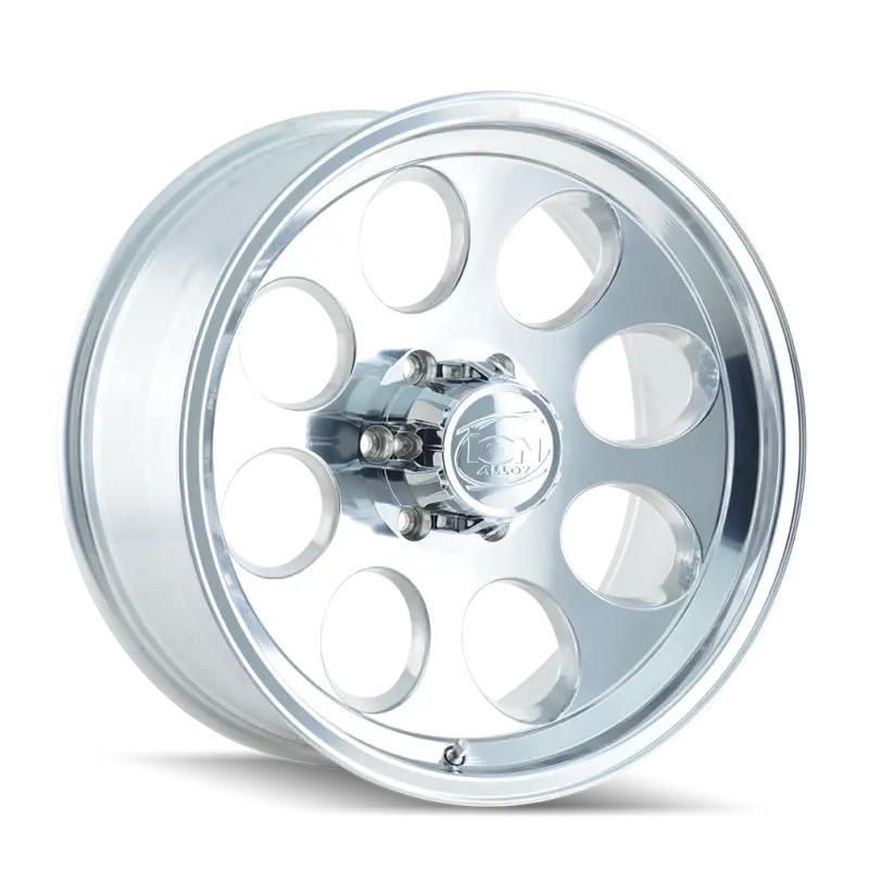 Ion Type 171 Polished Aluminum Wheel – 15X10", 5X127Mm Bolt Pattern, -38Mm Offset, 83.82Mm Hub Bore 1