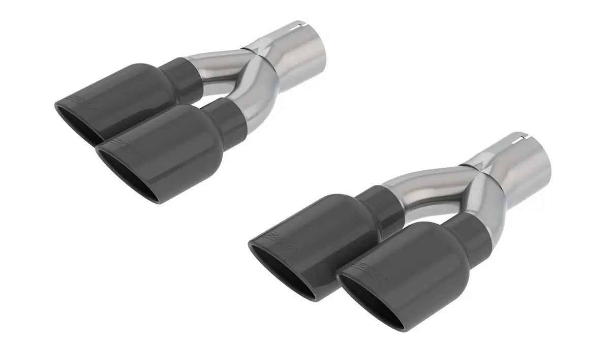 Borla Black Chrome Exhaust Tip Kit – 3-Inch Diameter, Fits 2018–2024 Jeep Grand Cherokee Trackhawk 1
