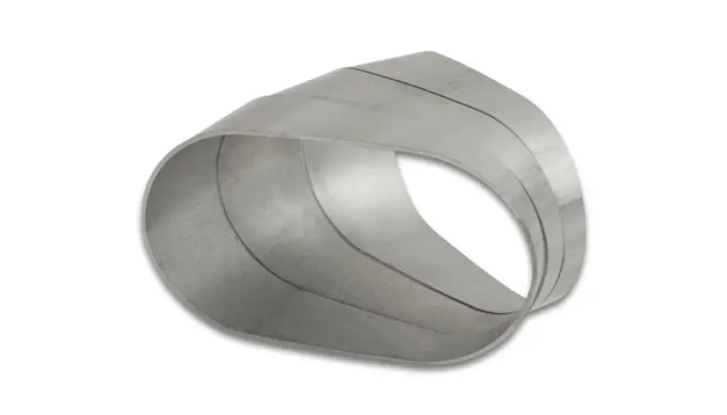 Vibrant 304 Stainless Steel Oval Pie Cut – 3.5-Inch Od, 45° Tight Radius Elbow 1
