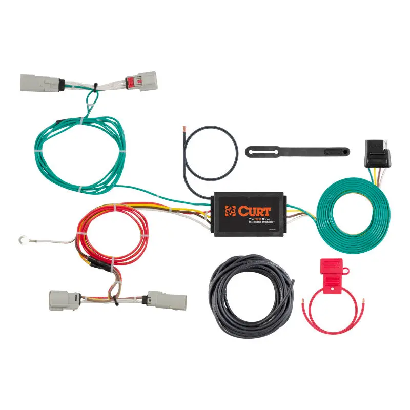 Curt 16-18 Lincoln Mkx Custom Wiring Harness (4-Way Flat Output) 1