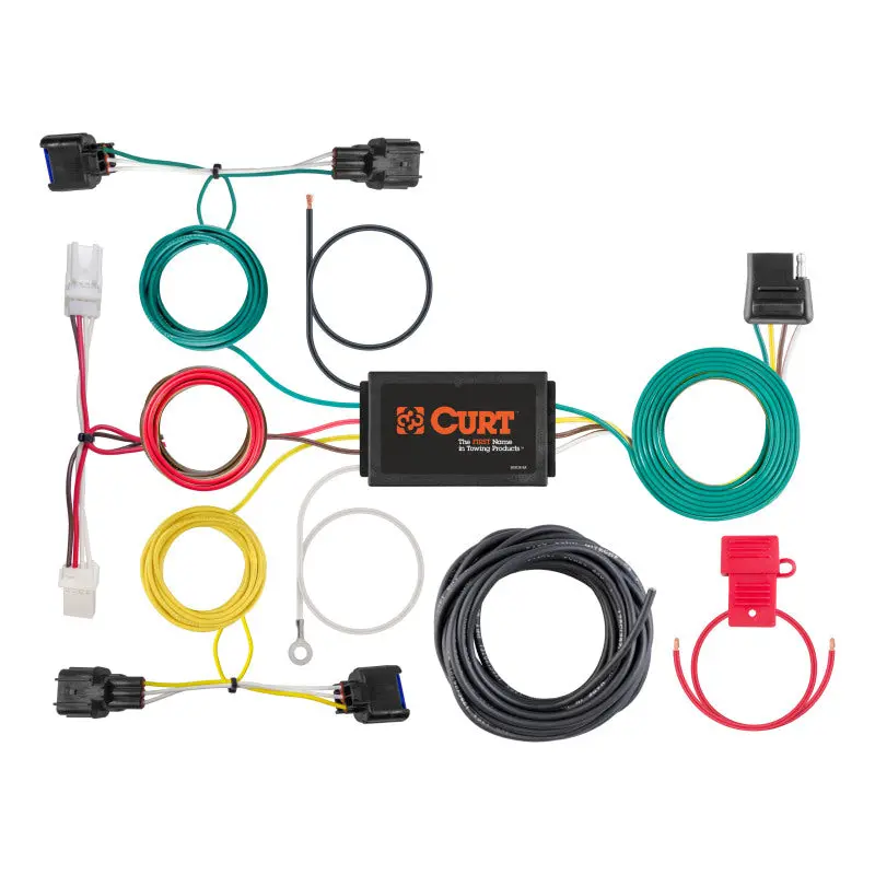Curt Custom Wiring Harness For 2018–2019 Hyundai Kona – 4-Way Flat Trailer Connector 1