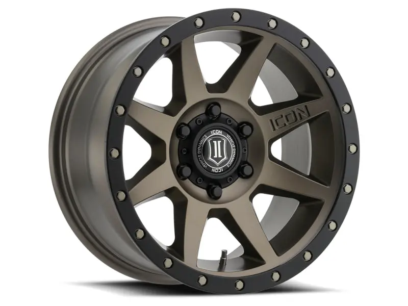 Icon Rebound 18X9 6X5.5 25Mm Offset 5.75In Bs 95.1Mm Mm Bore Bronze Wheel 1