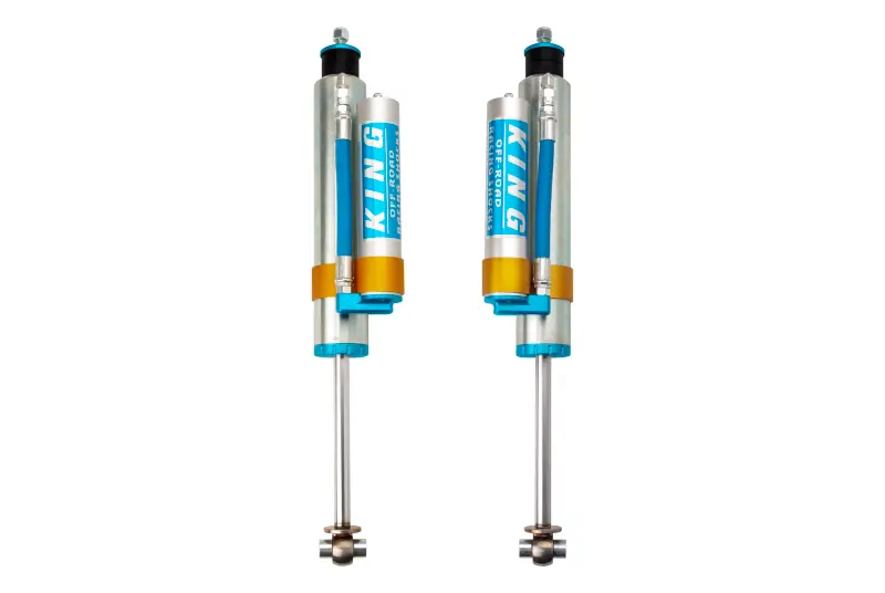 King 2.5" Diameter Piggyback Reservoir Shocks For 2010+ Nissan Patrol Y62 Rear Axle (Pair) 1