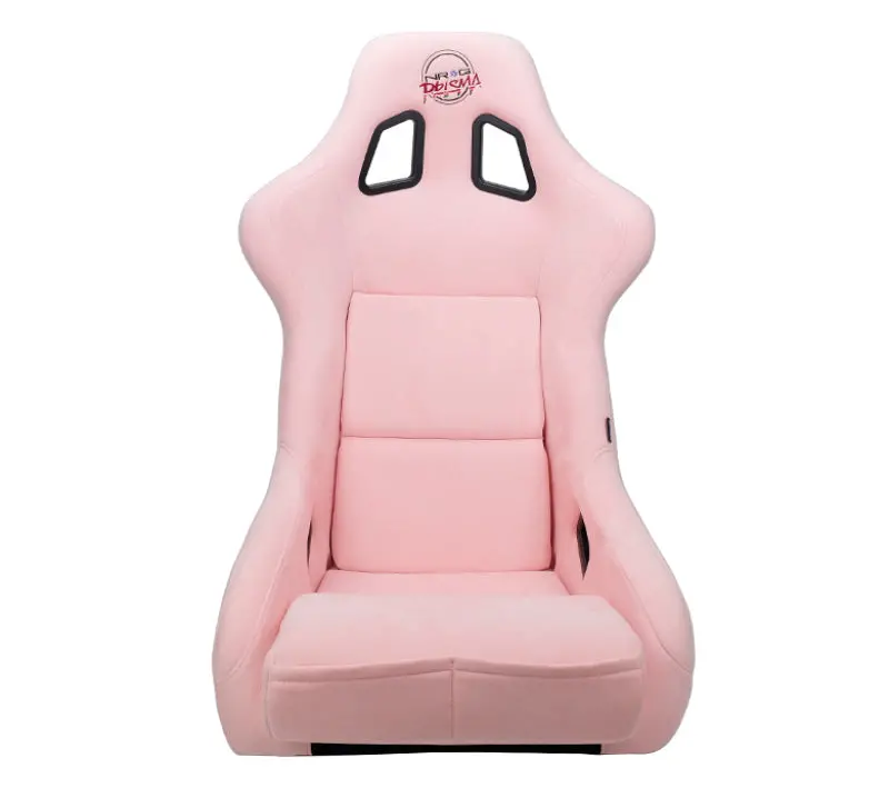 Nrg Prisma Edition Fiberglass Bucket Seat – Pearlized Pink Alcantara Back, Large Size 1