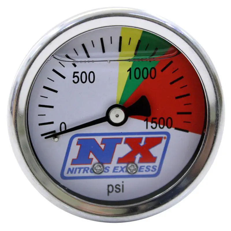 Nitrous Express 0–1500 Psi High-Pressure Nitrous Gauge (Gauge Only) 1