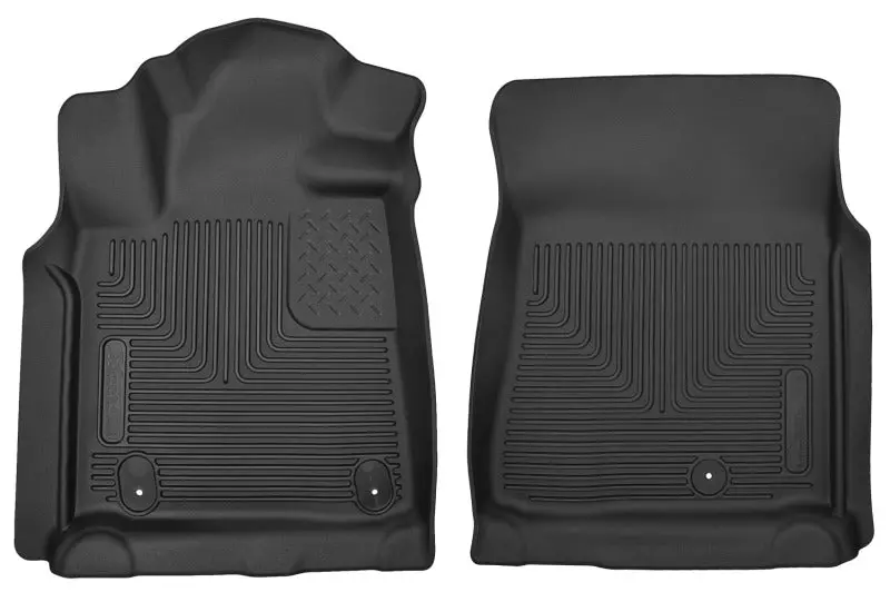 Husky Liners X-Act Contour Floor Mats — Black, Front Set For 2007–2011 Toyota Tundra (All Cab Styles) 1