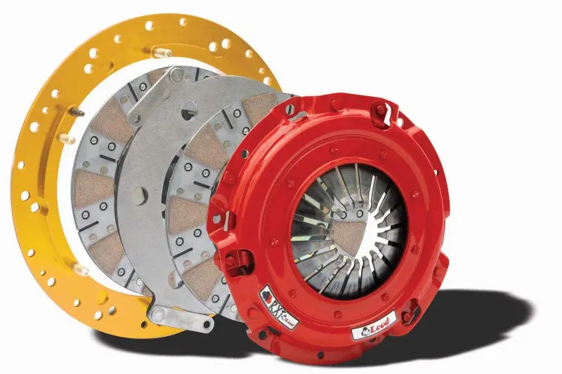 Mcleod Rxt Twin-Disc Clutch Kit – 8-Bolt Mod Ford Flywheel, 1-1/8" X 26 Spline, Bronze-Faced Discs 1