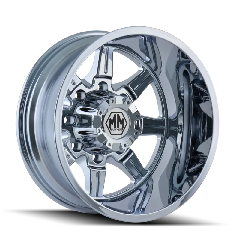 Mayhem Monstir 22X8.25 Chrome Rear Wheel – 8X165.1 Bolt Pattern, -160Mm Offset, 116.7Mm Hub Bore 1