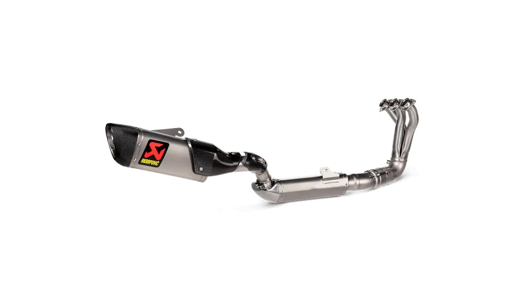 Akrapovic Racing Titanium Exhaust System For 2021–2024 Yamaha Tracer 9 And Tracer 9 Gt 1
