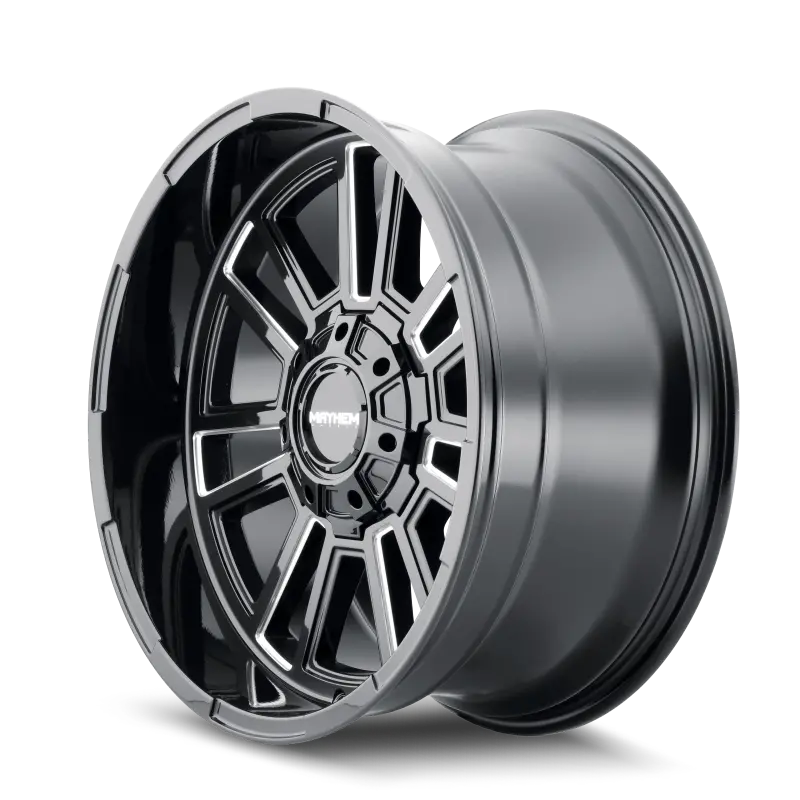 Mayhem Apollo 20X10 Black Machined Wheel – 6X135 Bolt Pattern, -19Mm Offset, 106Mm Hub Bore 2