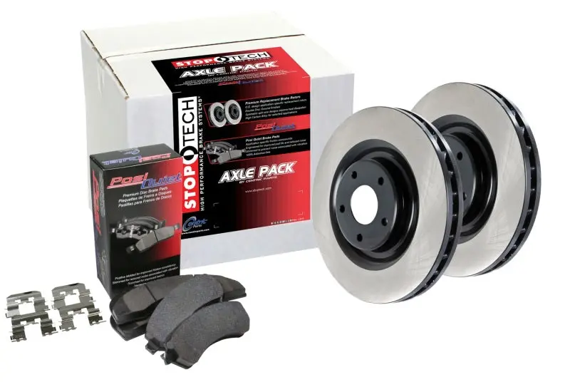 Centric Oe-Coated Rear Brake Kit — 2-Wheel Replacement Set 1