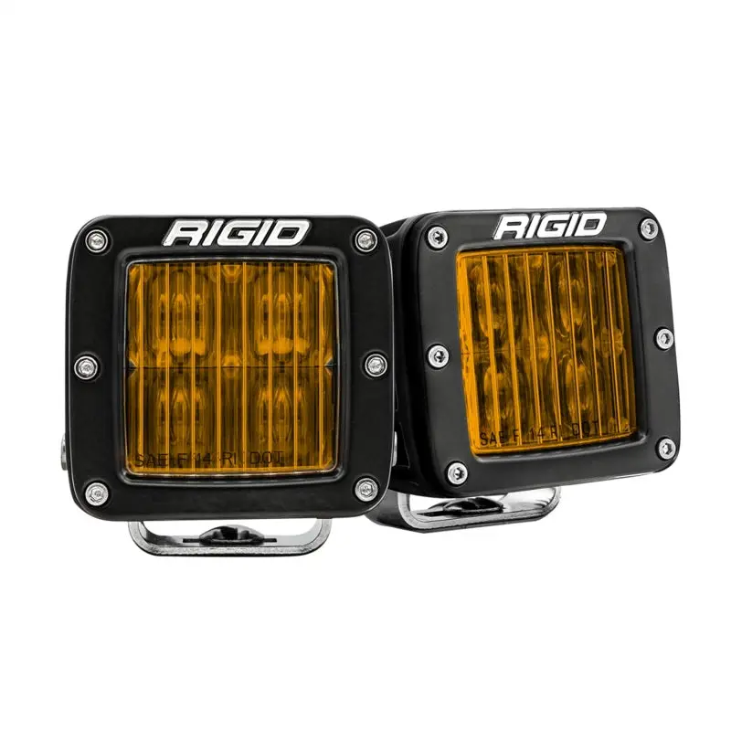 Rigid Industries D-Series Pro Sae-Certified Fog Light Pair – Yellow Lens 1
